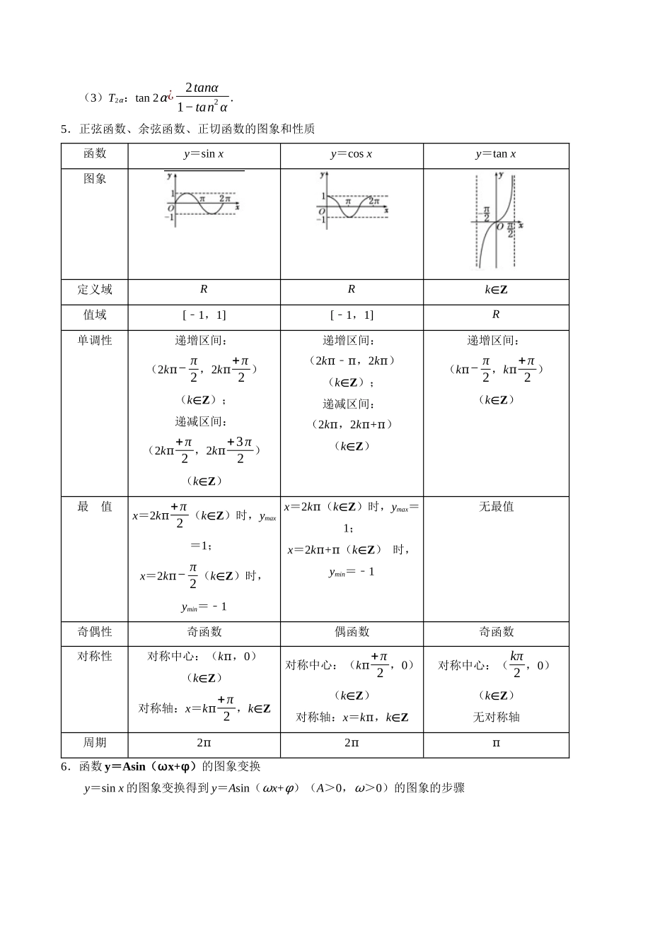 专题05  三角函数（原卷版）.docx_第3页