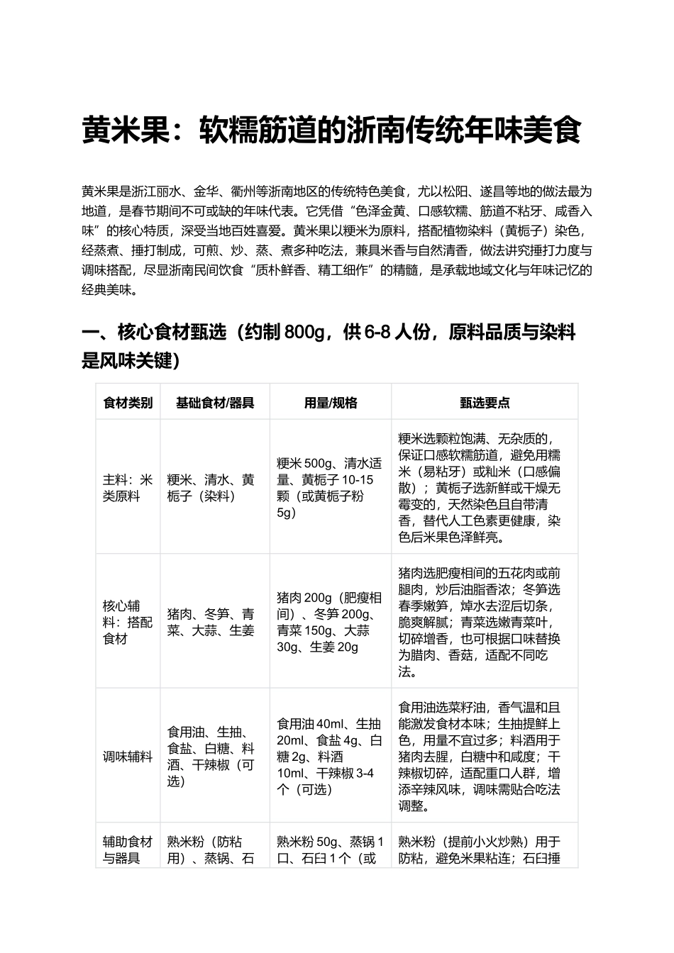 黄米果:软糯筋道的浙南传统年味美食.docx_第1页