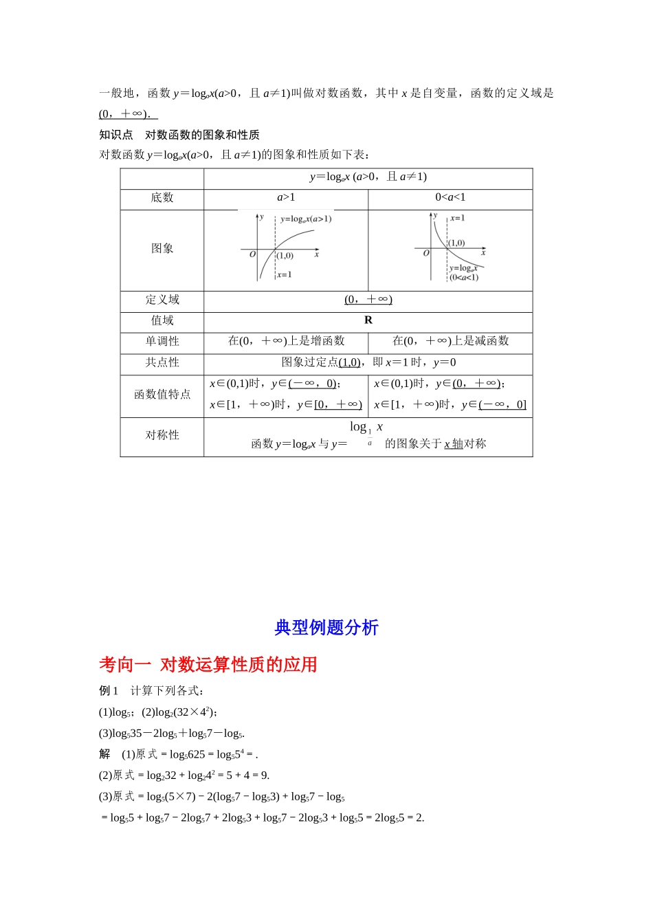 专题2.5 对数与对数函数（解析版）.docx_第2页