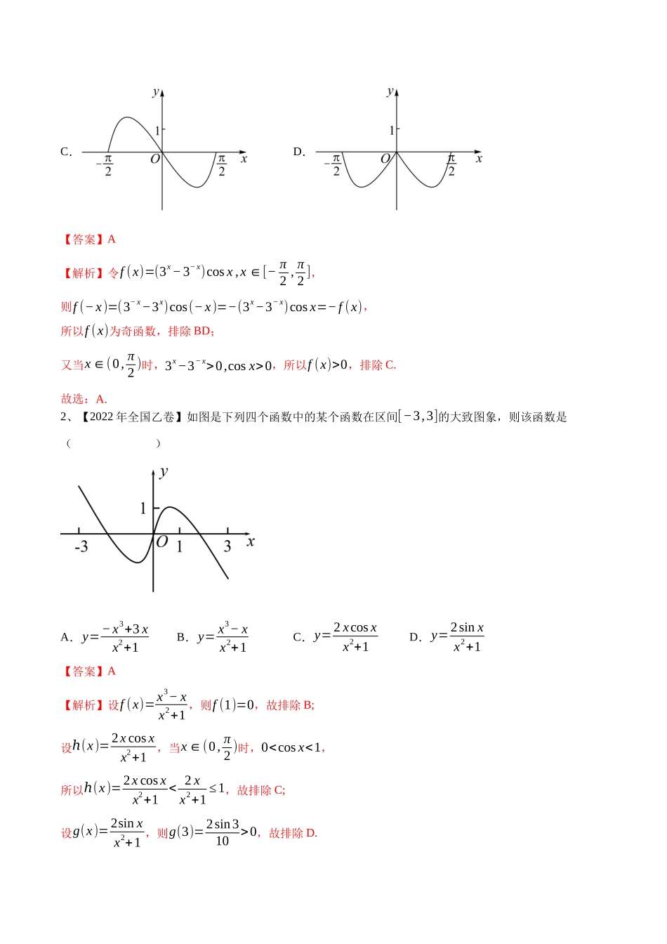 第14讲 函数的图象（解析版）.docx_第2页
