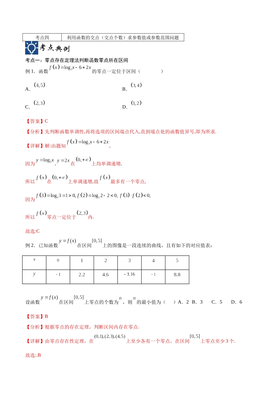 第13讲 零点问题(讲义)(解析版).docx_第2页
