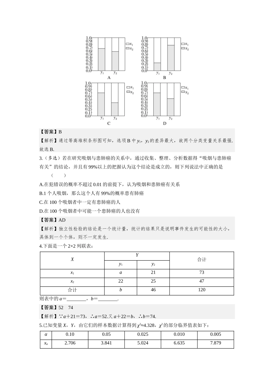 第04讲 列联表与独立性检验（解析版）.docx_第3页