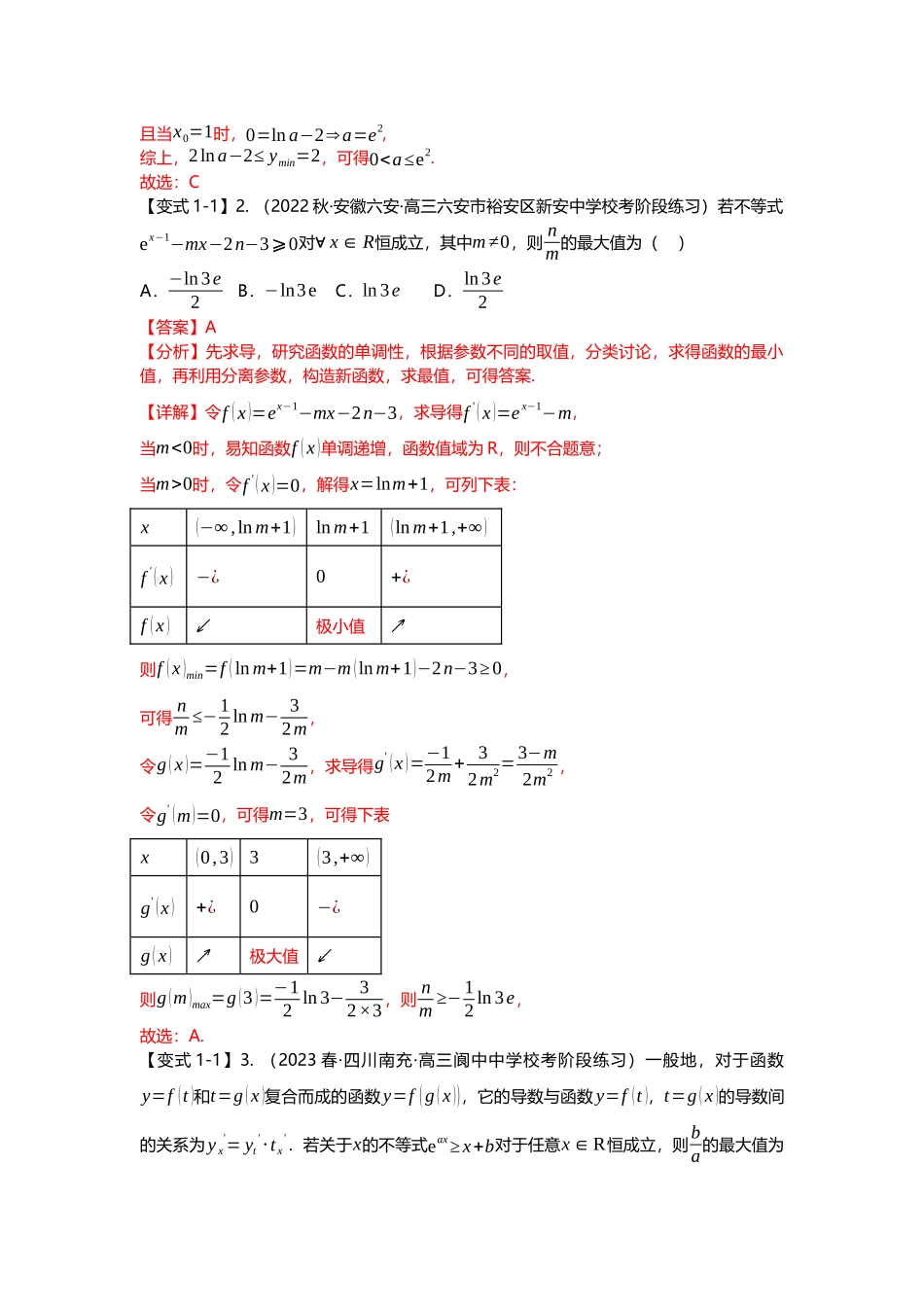 重难点专题14 导数压轴小题十四大题型汇总（解析版）.docx_第3页