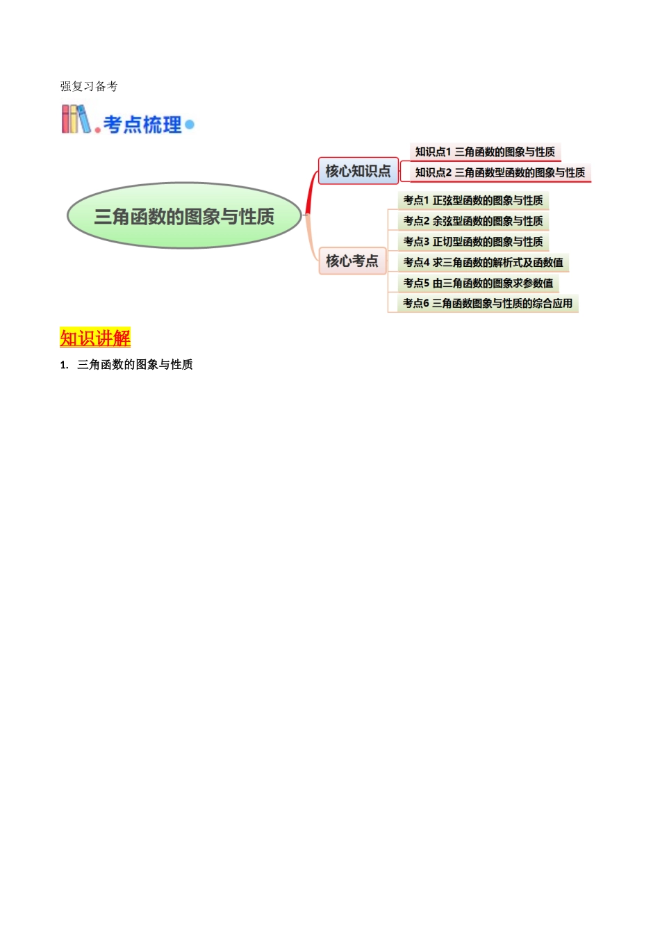 第03讲 三角函数的图象与性质（学生版）.docx_第2页