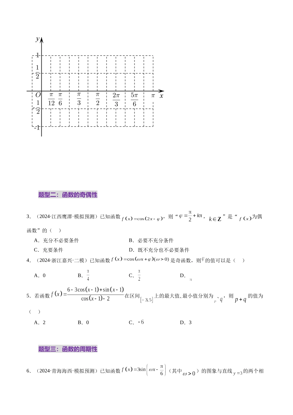 第03讲 三角函数的图象与性质（十大题型）（练习）（学生版）.docx_第3页