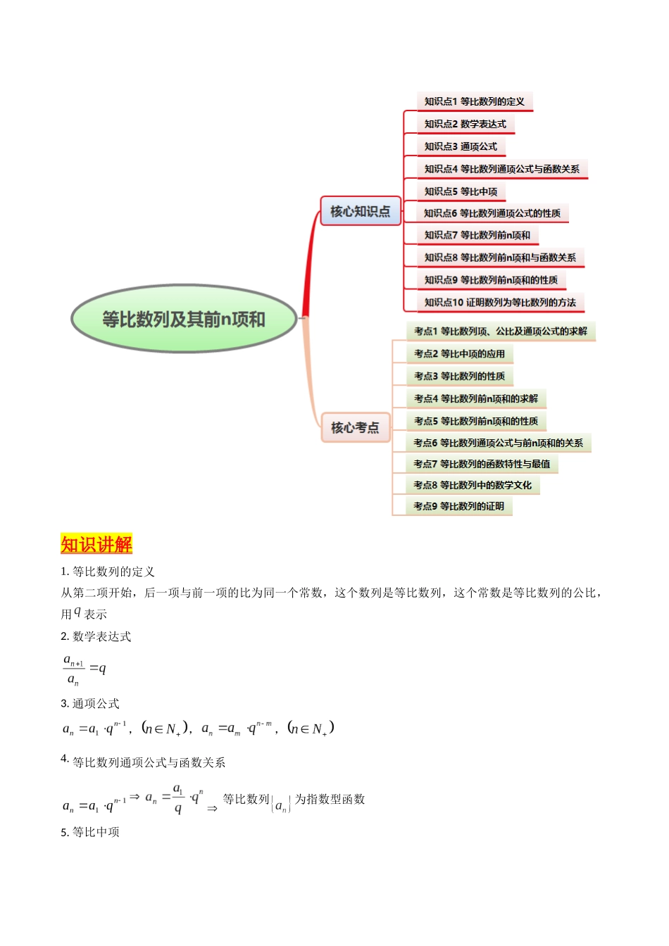 第03讲 等比数列及其前n项和（教师版）.docx_第2页