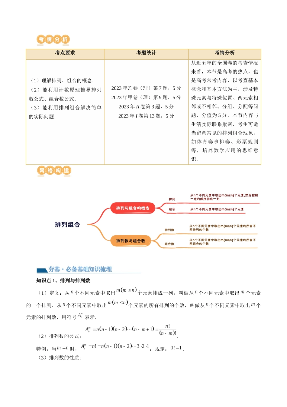 第02讲 排列、组合（十九大题型）（讲义）（原卷版）.docx_第2页