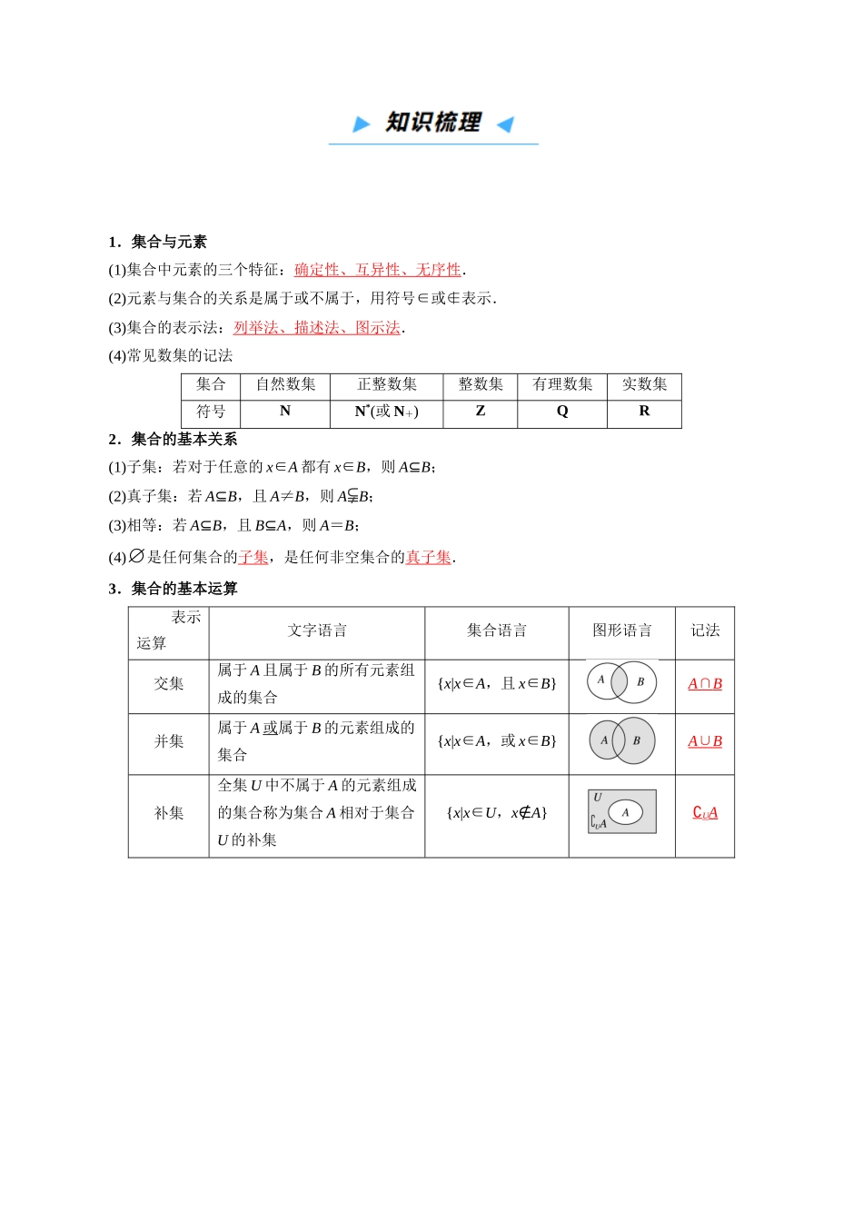 第01讲 集合（高效培优讲义）（教师版）.docx_第3页