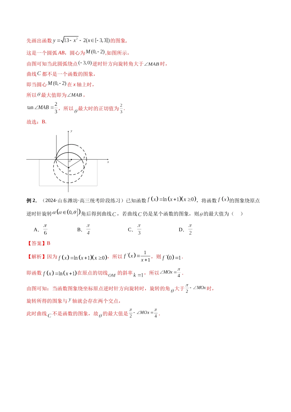 第01讲 函数的旋转、两函数的对称问题与不动点问题（解析版）.docx_第2页