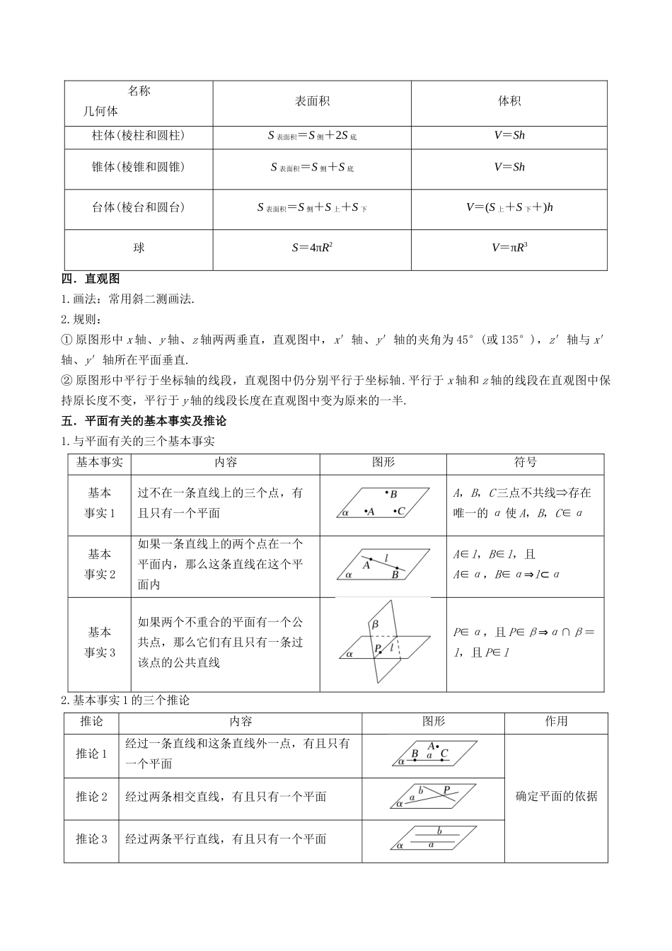 7.2 空间几何体积与表面积（精讲）（教师版）.docx_第3页