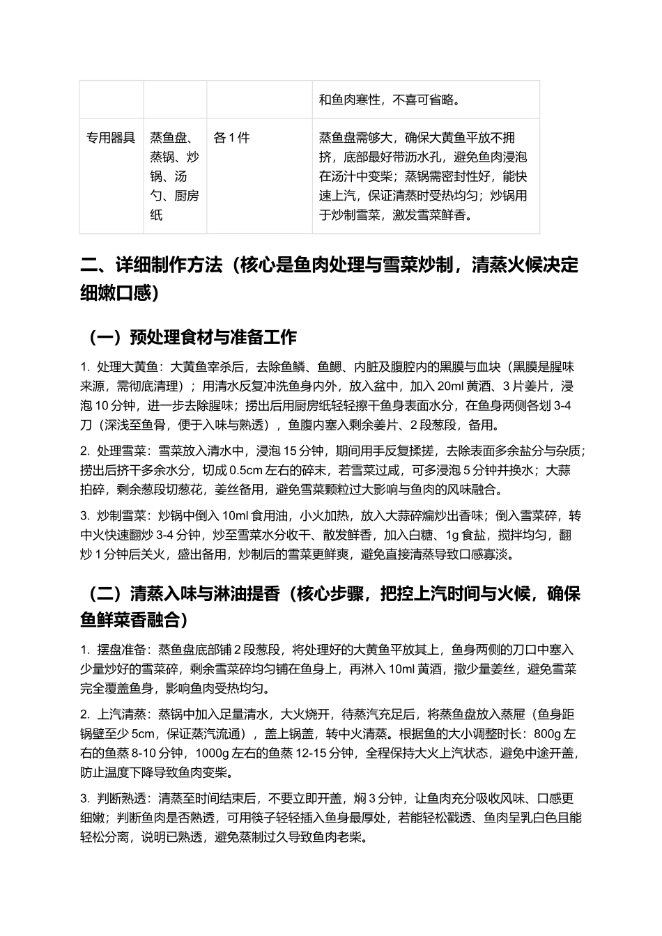 雪菜大黄鱼：鲜融一体的浙式经典名菜.docx_第2页