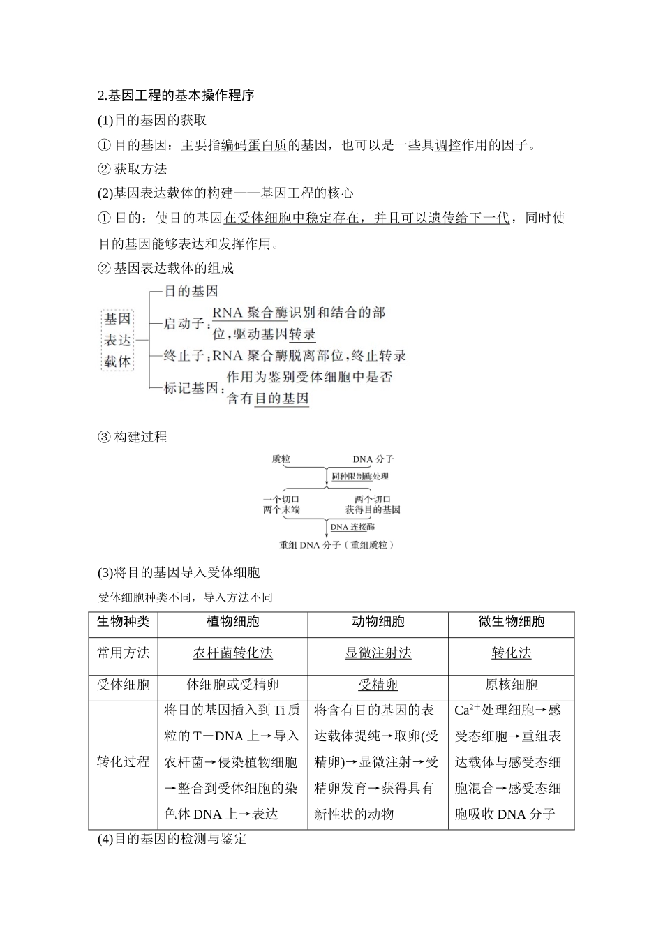 衡水中学2020届一轮复习生物用书选修一+选修三.doc_第3页