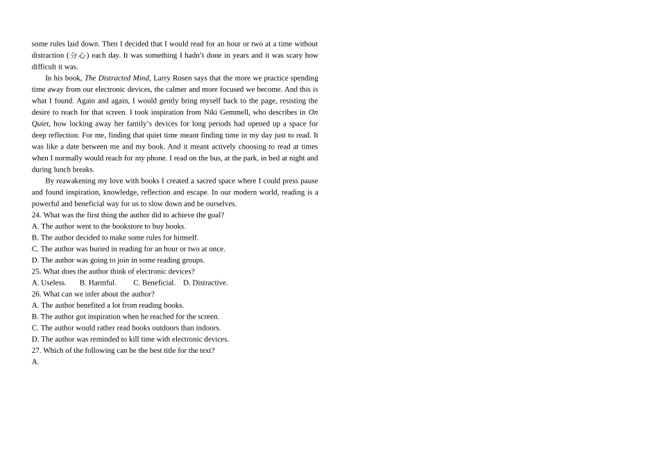 吉林长春外国语学校2025-2026学年高一上学期12月月考英语试题.docx_第3页