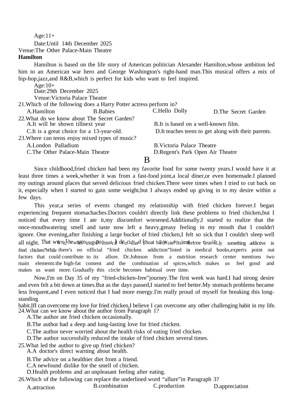 英语浙江名校联合体2025学年第一学期高一年级12月份联考（12.24-12.26）.docx_第3页