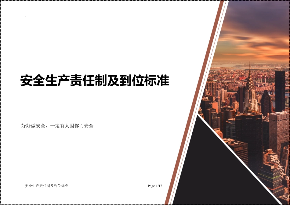 安全生产责任制及到位标准.docx_第1页