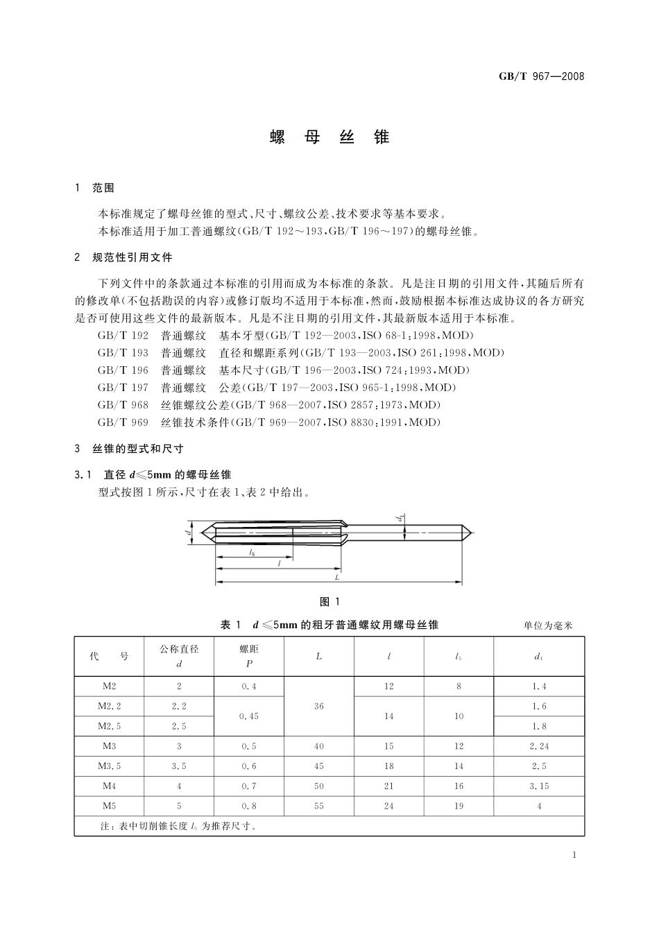 GB／T 967-2008 螺母丝锥.pdf_第3页