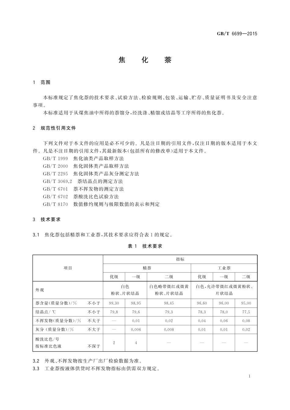 GB／T 6699-2015 焦化萘.pdf_第3页