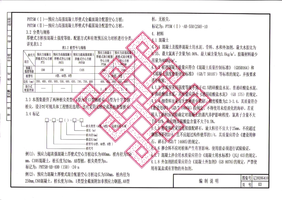 辽2020G410 预应力砼厚壁式空心方桩.pdf_第3页