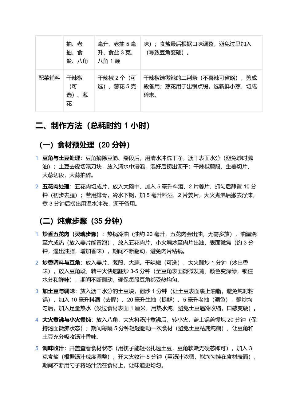 土豆炖豆角：东北人家的下饭家常味.docx_第2页