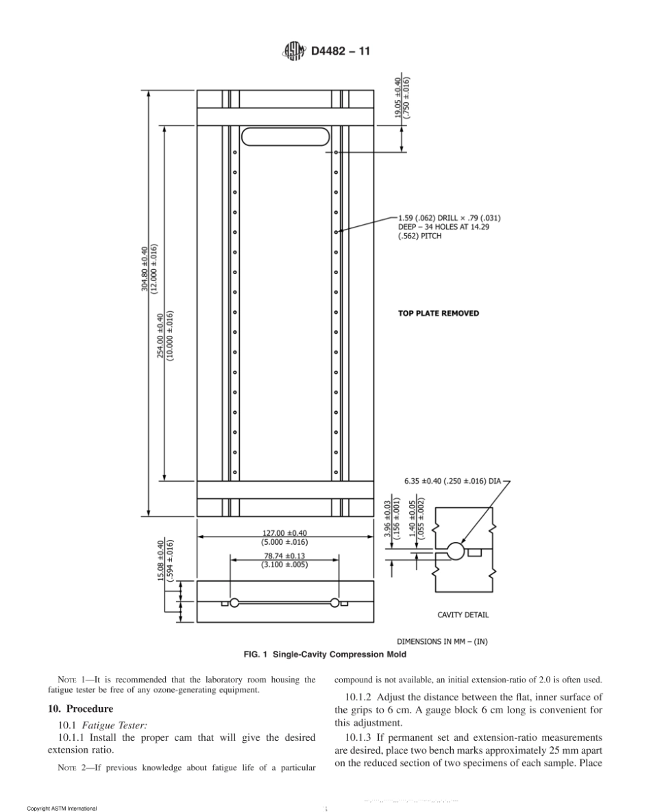 ASTM D4482-11 Standard Test Method for Rubber Property—Extension Cycling Fatigue.pdf_第3页