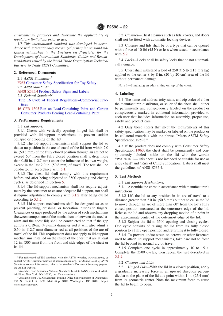 ASTM F2598-22 Standard Consumer Safety Specification for Sealed Storage Chests.pdf_第2页