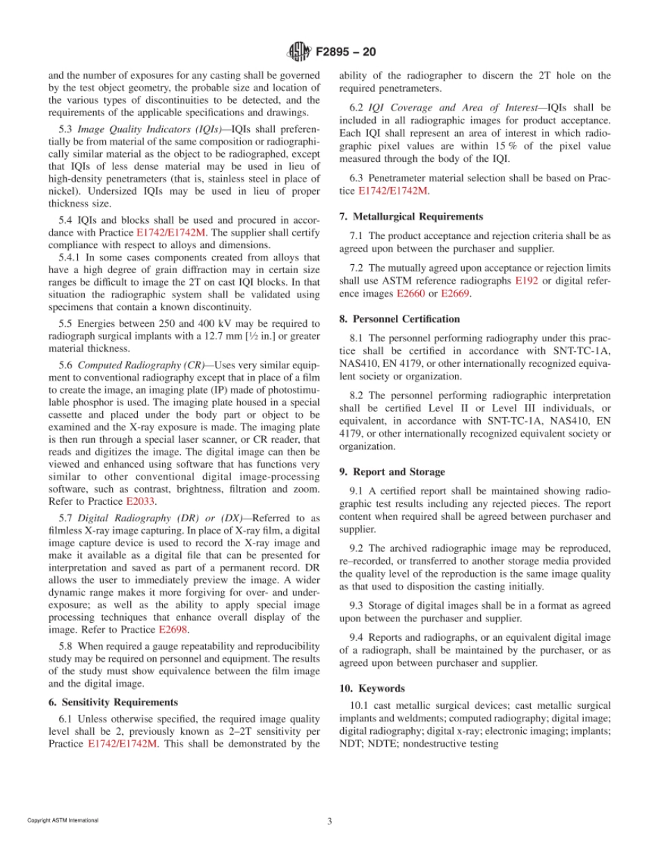 ASTM F2895-20 Standard Practice for Digital Radiography of Cast Metallic Implants.pdf_第3页