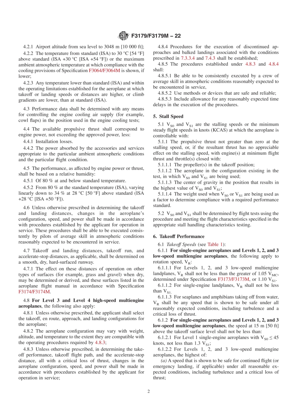 ASTM F3179／F3179M-22 Standard Specification for Performance of Aircraft.pdf_第2页