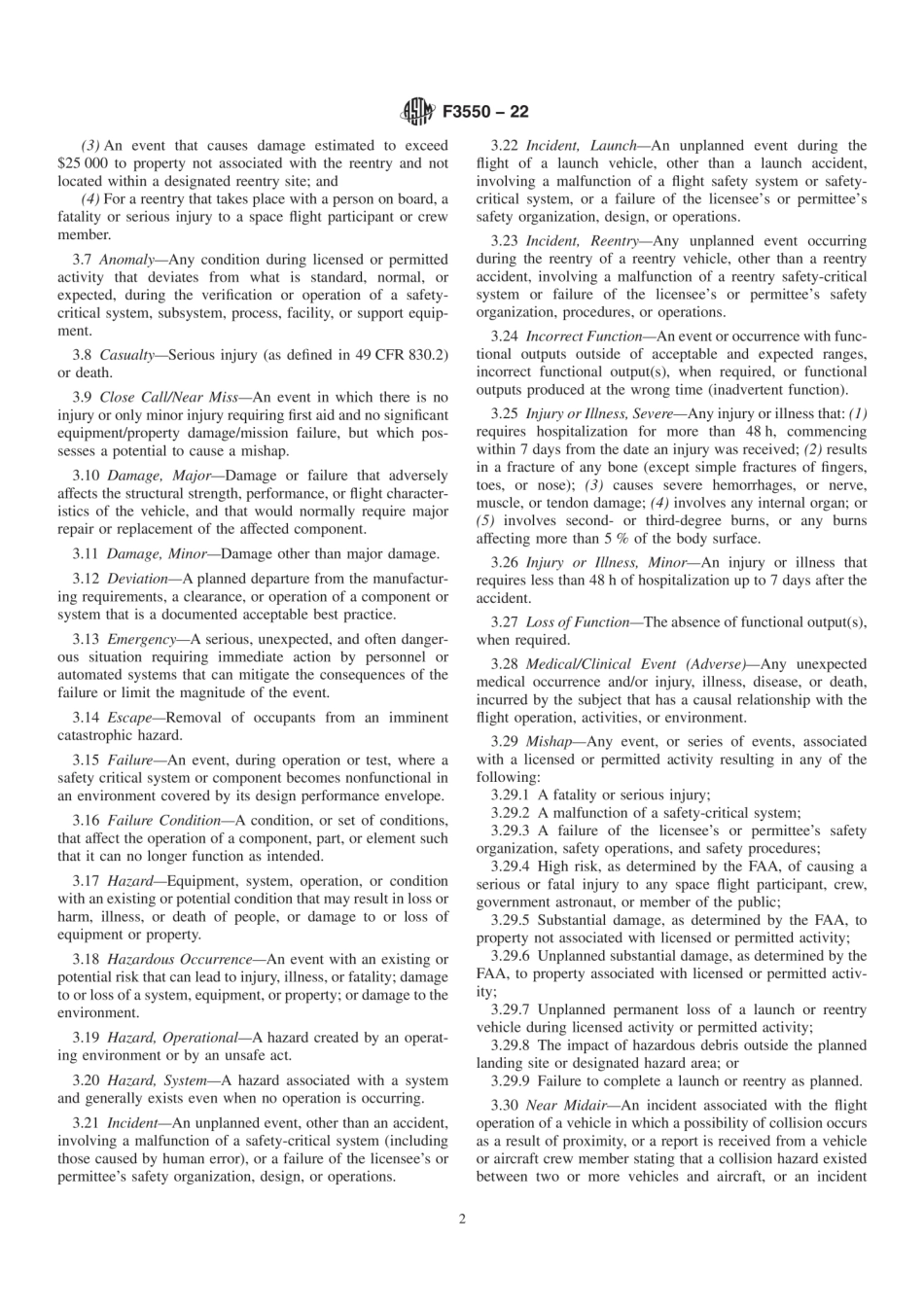 ASTM F3550-22 Standard Guide for Classifying Safety-Related Events.pdf_第2页