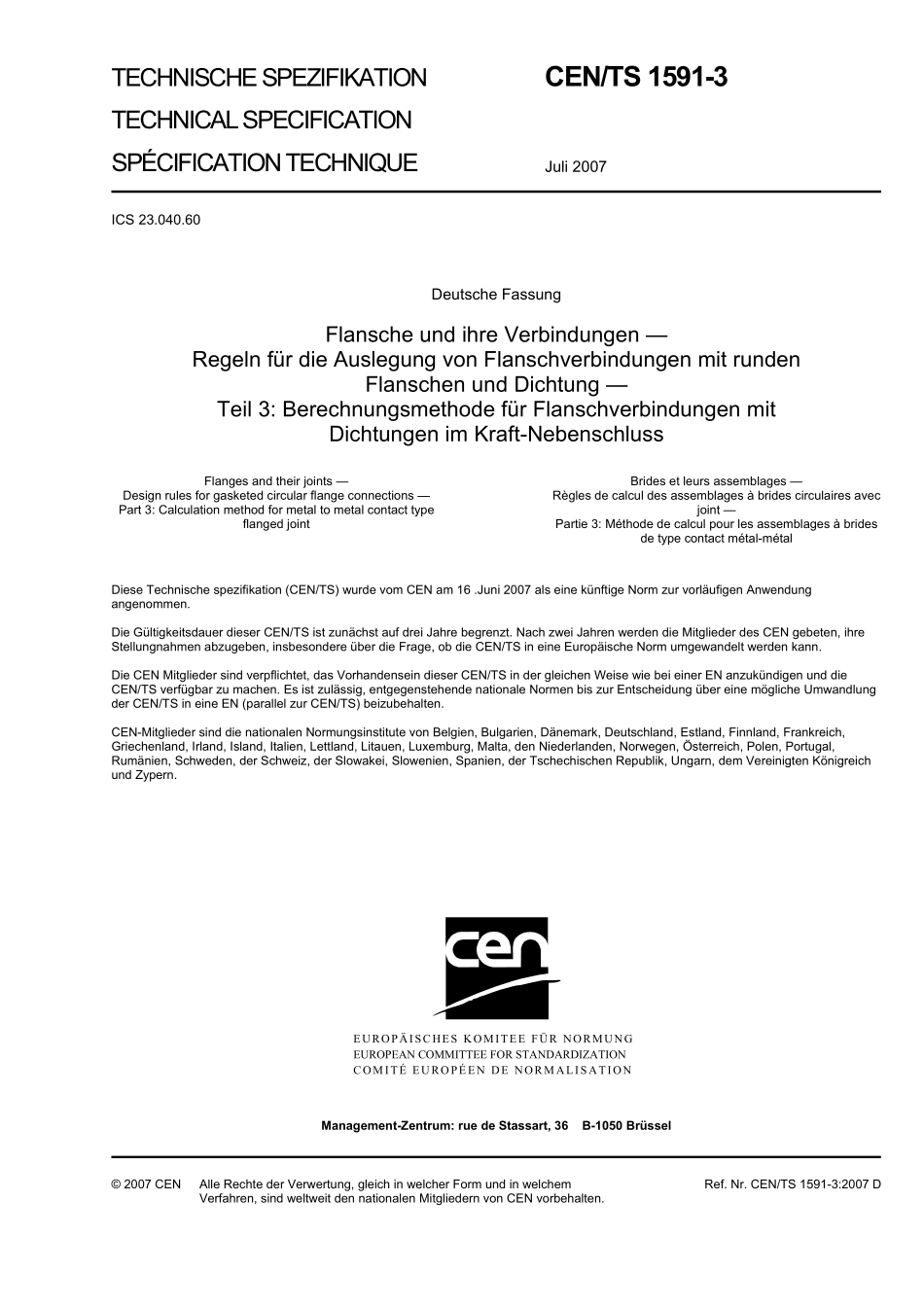 DIN CEN／TS 1591-3：2007-10（EN）.pdf_第3页