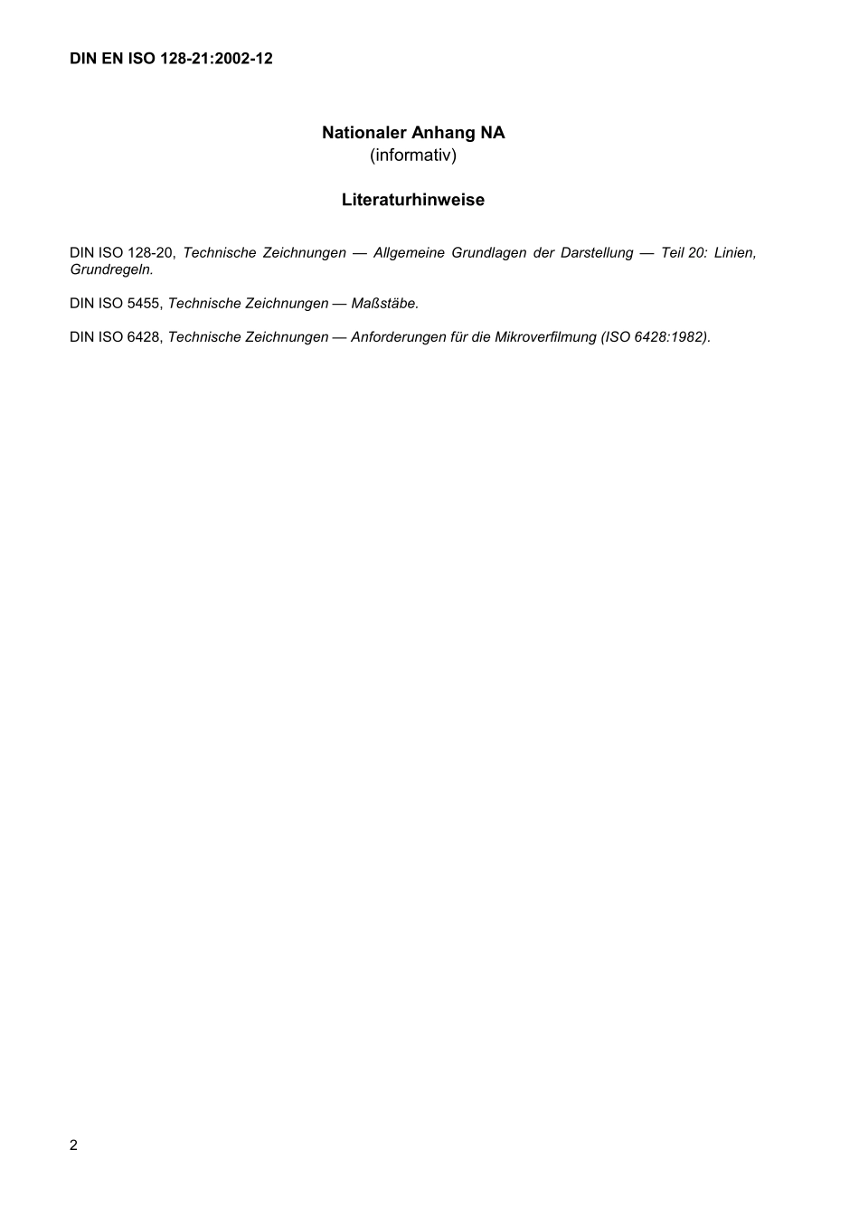 DIN EN ISO 128-21：2002-12（EN）.pdf_第2页