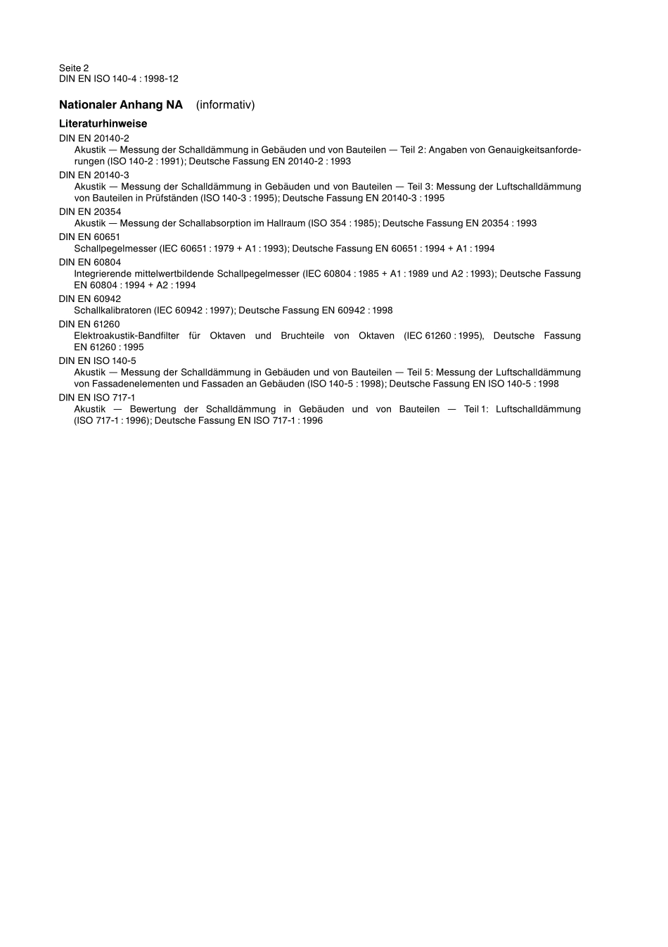 DIN EN ISO 140-4：1998-12（EN）.pdf_第2页