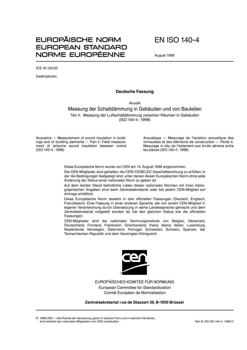 DIN EN ISO 140-4：1998-12（EN）.pdf_第3页