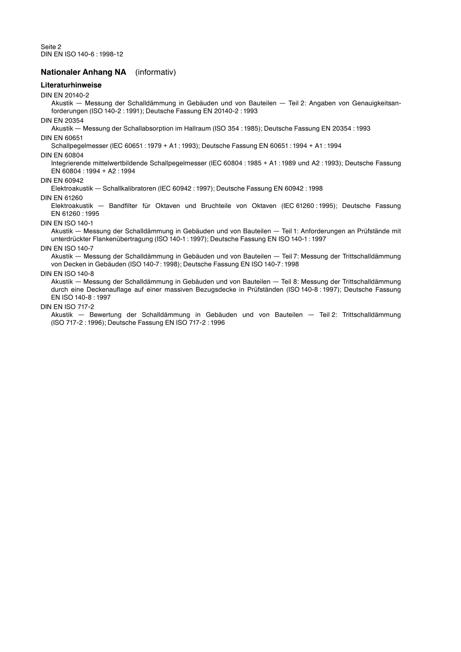 DIN EN ISO 140-6：1998-12（EN）.pdf_第2页