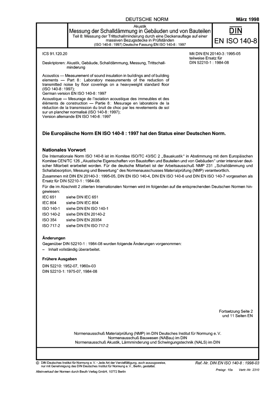 DIN EN ISO 140-8：1998-03（EN）.pdf_第1页