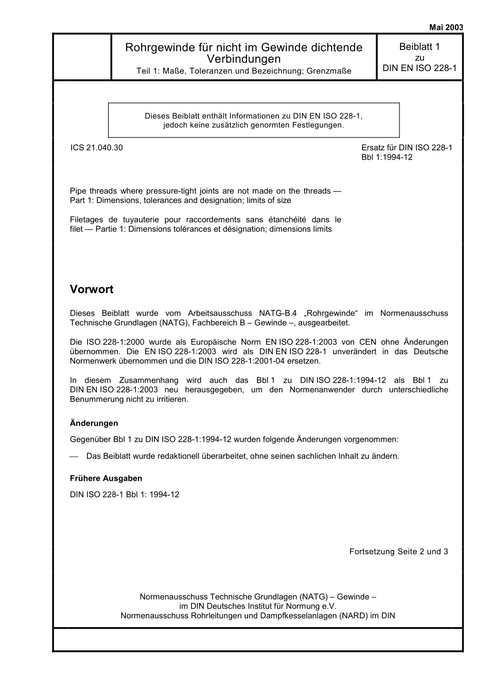 DIN EN ISO 228-1 Bei-1：2003-05（EN）.pdf_第1页