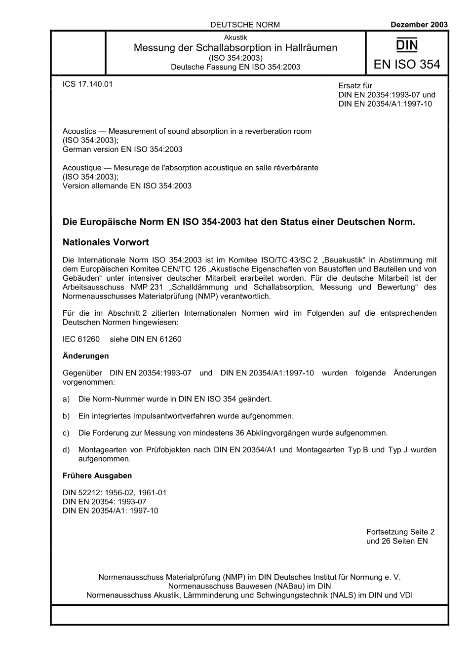 DIN EN ISO 354：2003-12（EN）.pdf_第1页