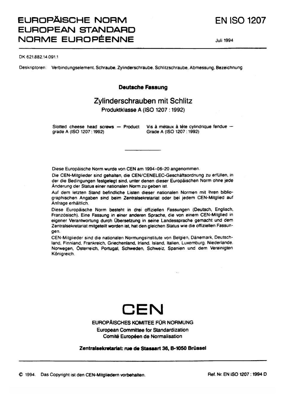 DIN EN ISO 1207：1994-10（EN）.pdf_第3页