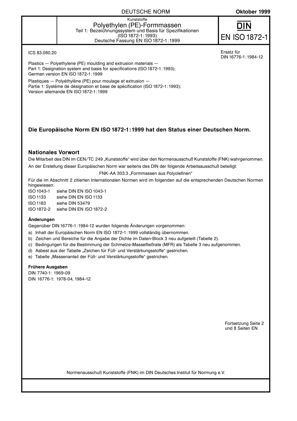 DIN EN ISO 1872-1：1999-10（EN）.pdf_第1页