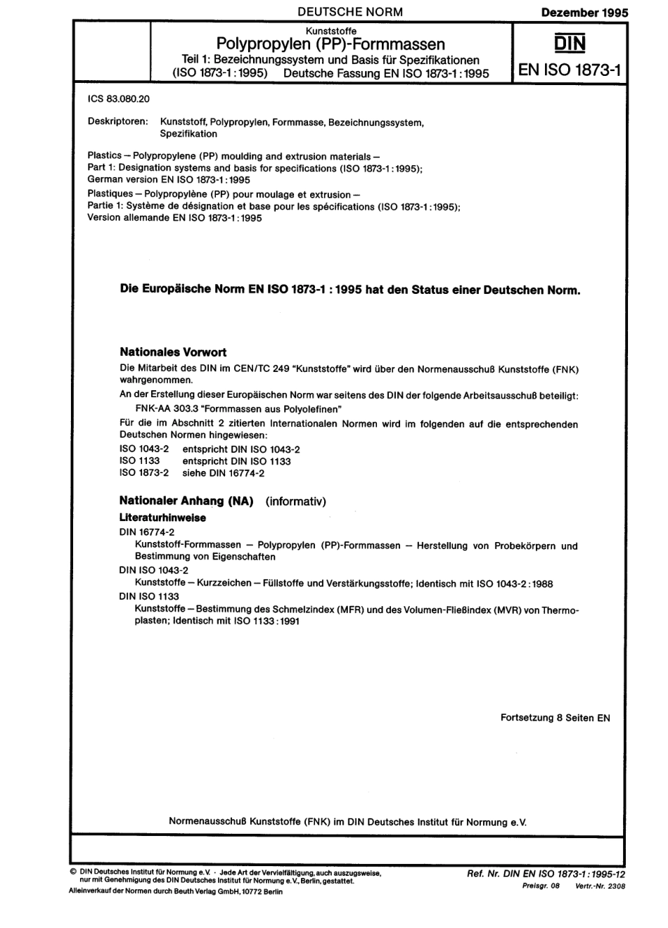 DIN EN ISO 1873-1：1995-12（EN）.pdf_第1页