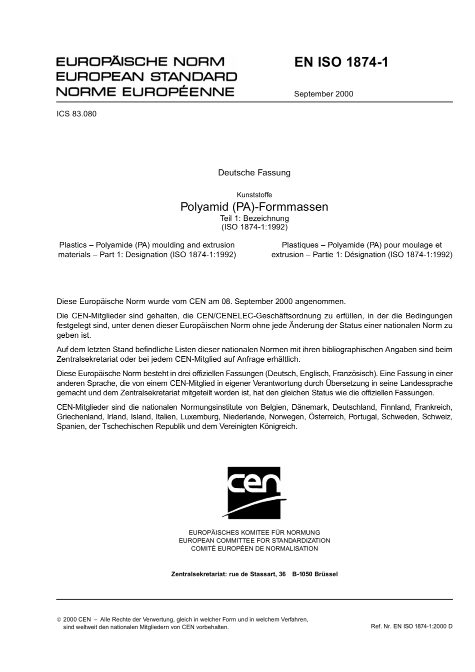 DIN EN ISO 1874-1：2001-02（EN）.pdf_第3页