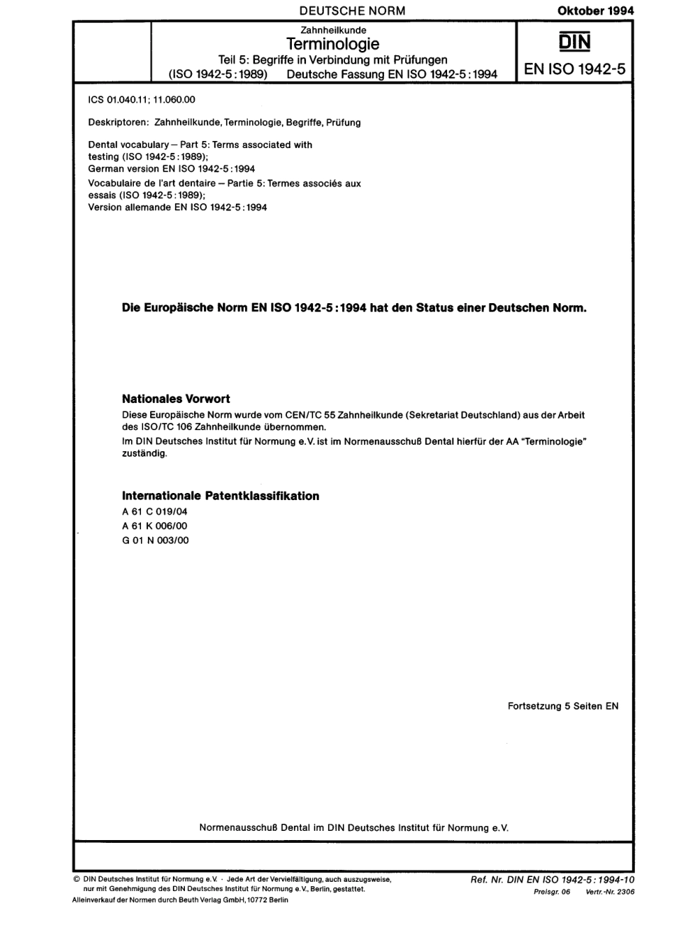DIN EN ISO 1942-5：1994-10（EN）.pdf_第1页