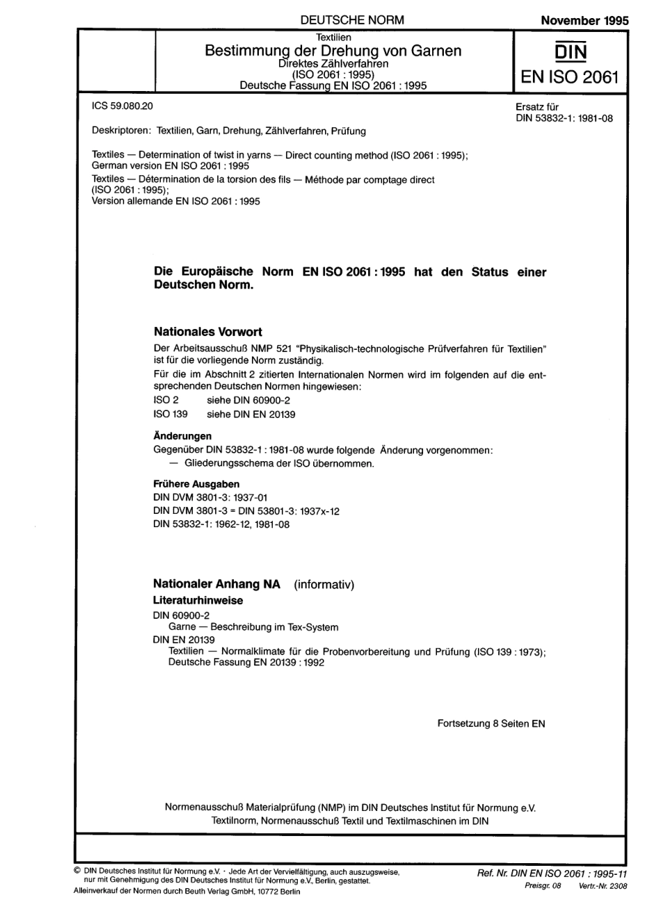 DIN EN ISO 2061：1995-11（EN）.pdf_第1页