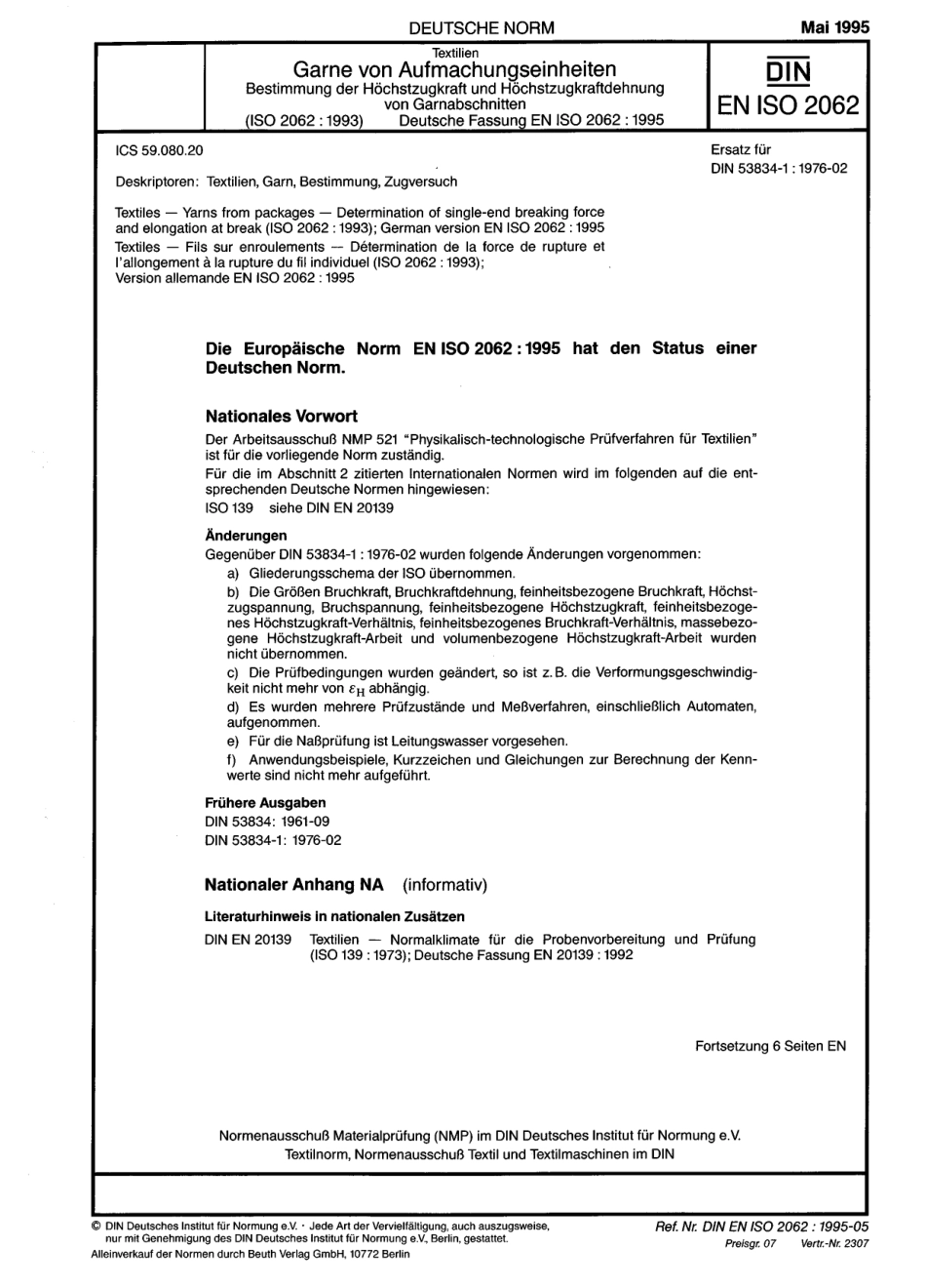 DIN EN ISO 2062：1995-05（EN）.pdf_第1页