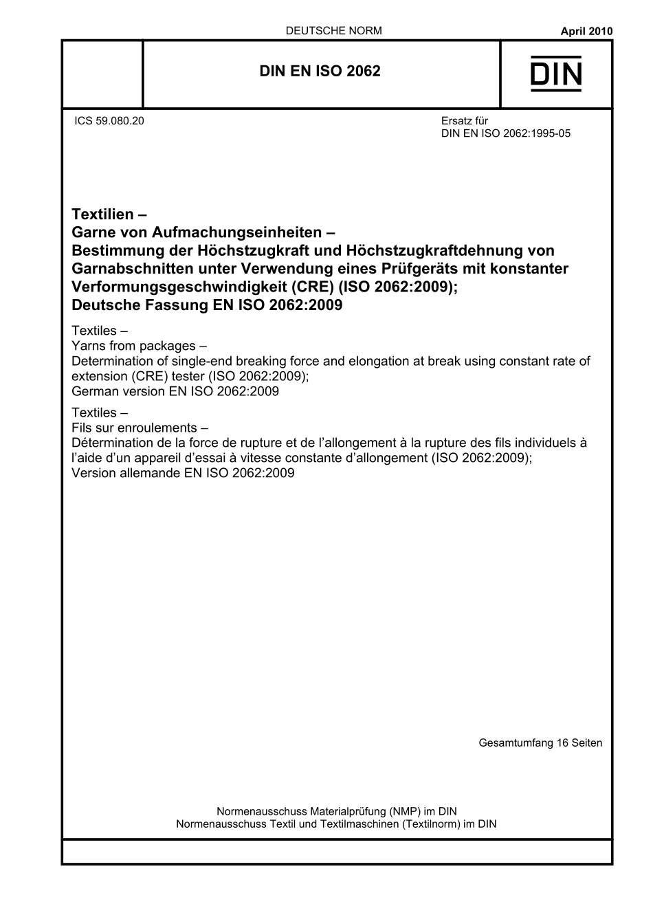 DIN EN ISO 2062：2010-04（EN）.pdf_第1页