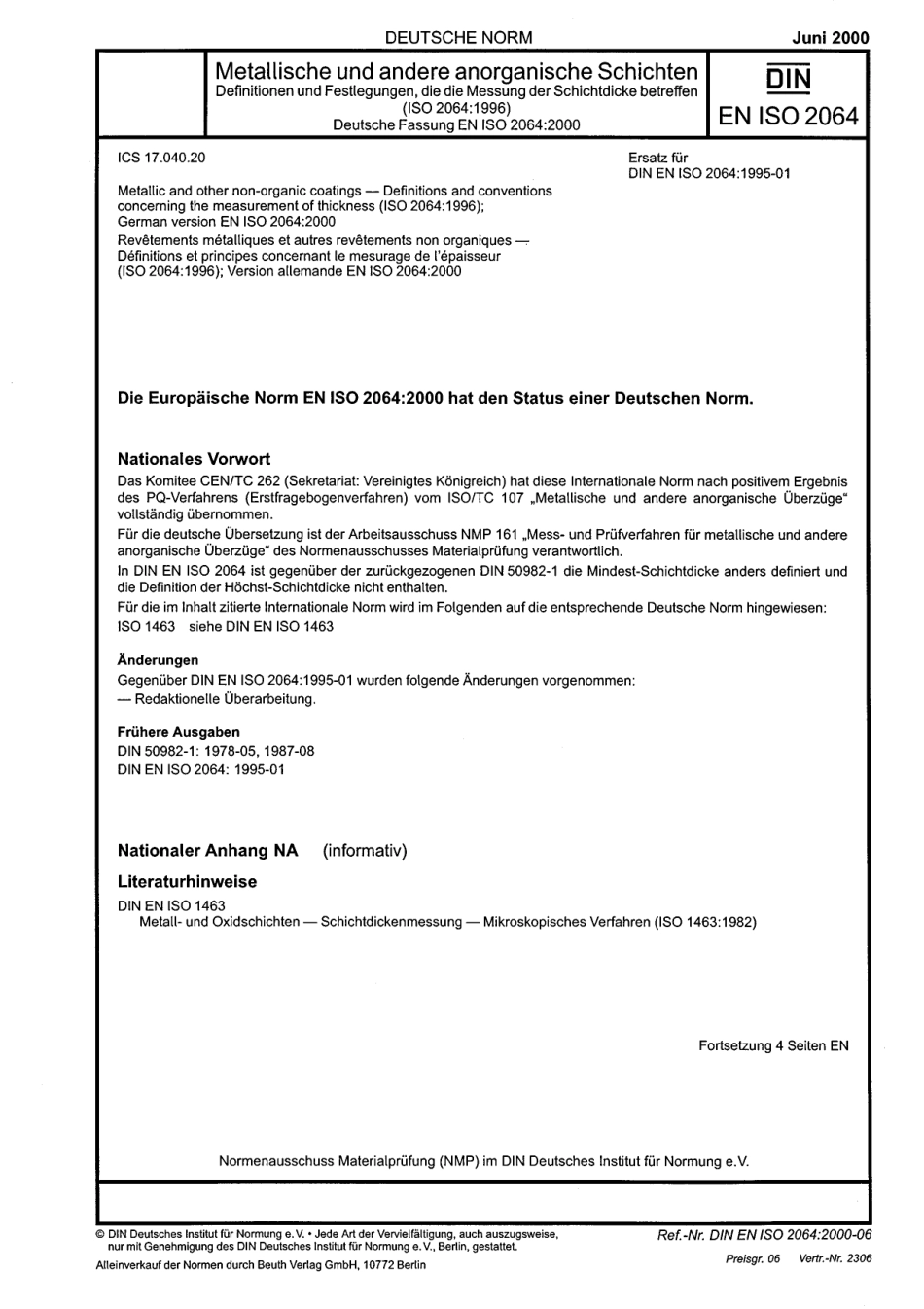 DIN EN ISO 2064：2000-06（EN）.pdf_第1页
