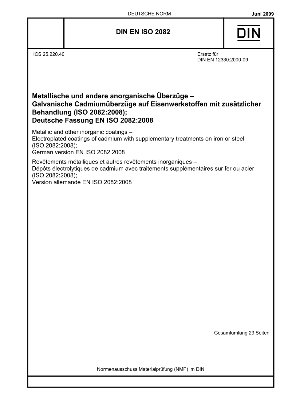 DIN EN ISO 2082：2009-06（EN）.pdf_第1页