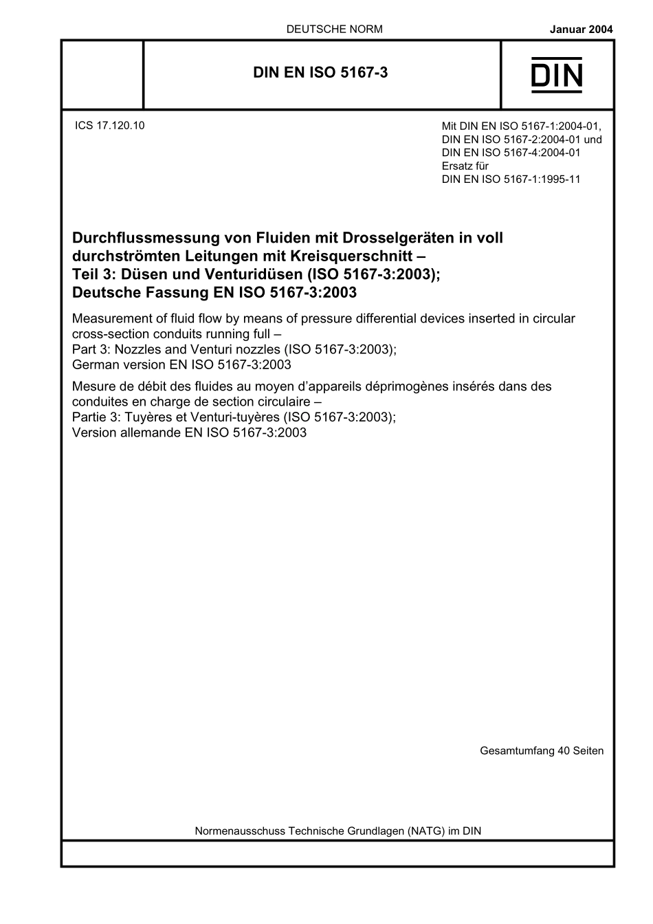 DIN EN ISO 5167-3：2004-01（EN）.pdf_第1页