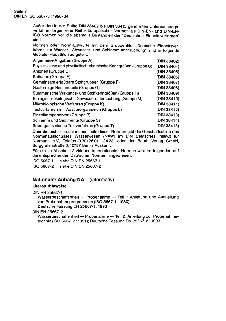 DIN EN ISO 5667-3：1996-04（EN）.pdf_第2页