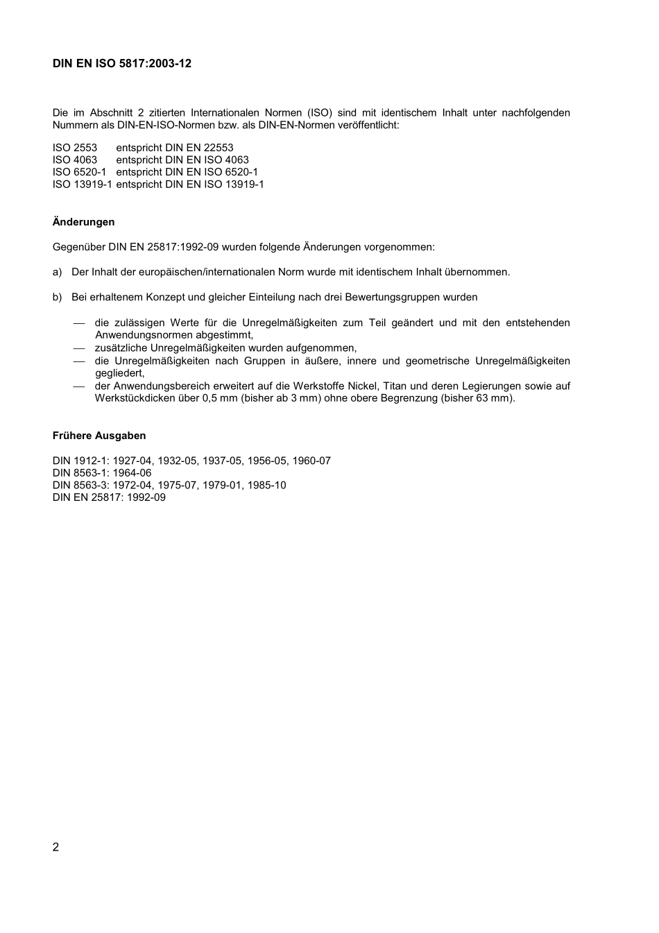 DIN EN ISO 5817：2003-12（EN）.pdf_第2页
