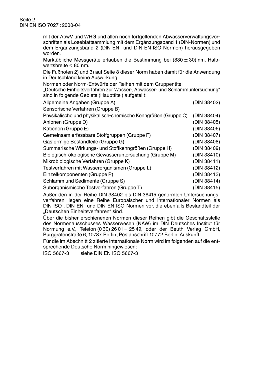 DIN EN ISO 7027：2000-04（EN）.pdf_第2页